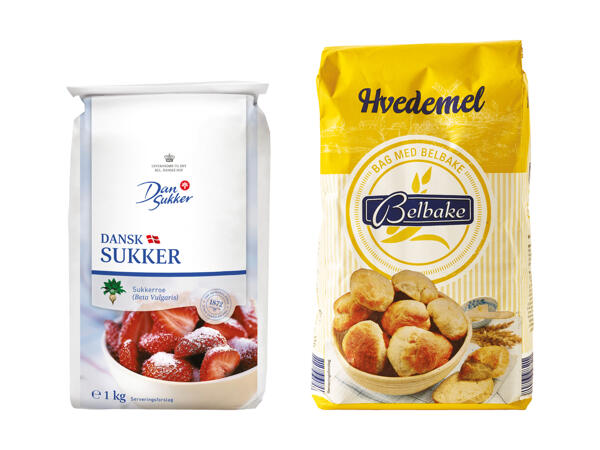 Dansukker eller hvedemel