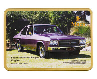 Mac's Shortbread Car Tin 125g