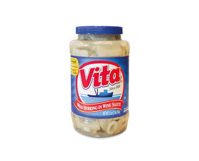 Vita Jarred Herring Fillets in White Wine Sauce