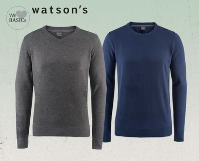 WE LOVE BASICS Herren-Pullover