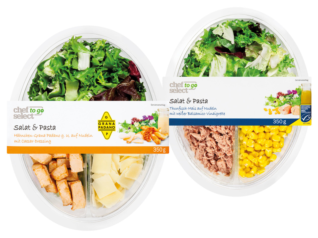 CHEF SELECT TO GO Salat und Pasta