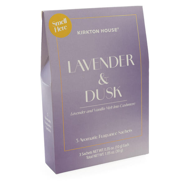 KIRKTON HOUSE Lavender & Dusk Fragrance Sachet - 3Pk