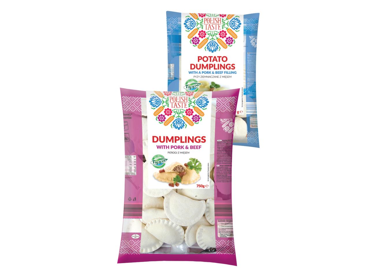 POLISH TASTE Dumplings/ Potato Dumplings