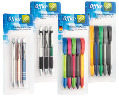 OFFICE PENNE A SFERA CON MECCANISMO A SCATTO