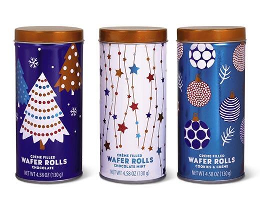 Benton's 
 Holiday Creme Wafer Rolls