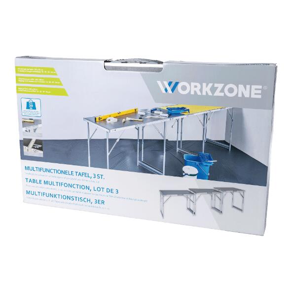 WORKZONE(R) 				Tables multifonctionnelles, 3 pcs