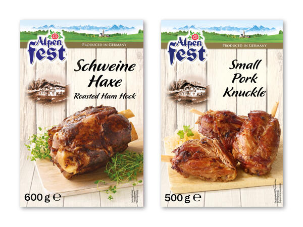 Slow cooked griseskank eller minigriseskank
