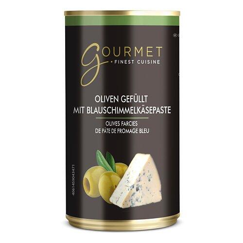 GOURMET Gefüllte Oliven in der Dose, Blauschimmelkäse