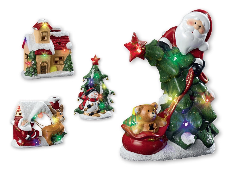 Melinera LED Ceramic Christmas Figurine