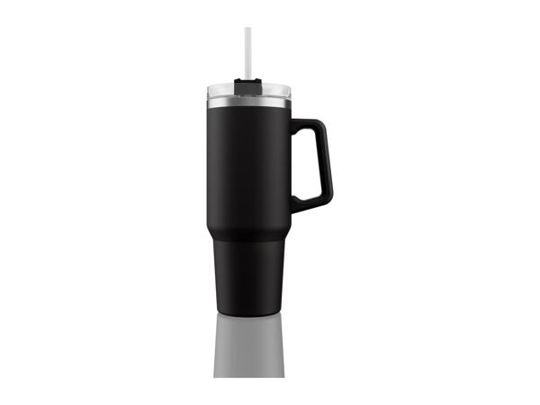 Livarno Home Stainless Steel Insulated Mug - Black