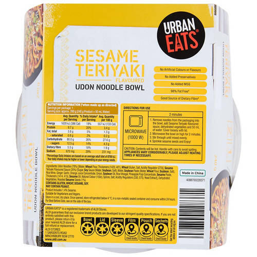 Noodle Bowls 240g Teriyaki