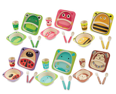 Kids' Bamboo Dinner Set
