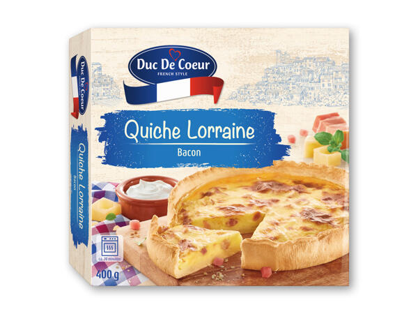 Flammkueche eller Quiche Lorraine