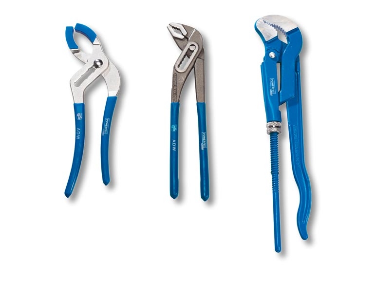 Set de pinces pour sanitaires, 3 pièces