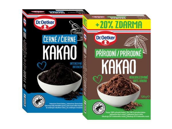 DR. OETKER ČERNÉ/PŘÍRODNÍ KAKAO