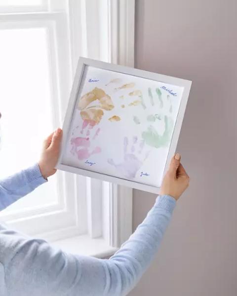 Family Handprint Frame