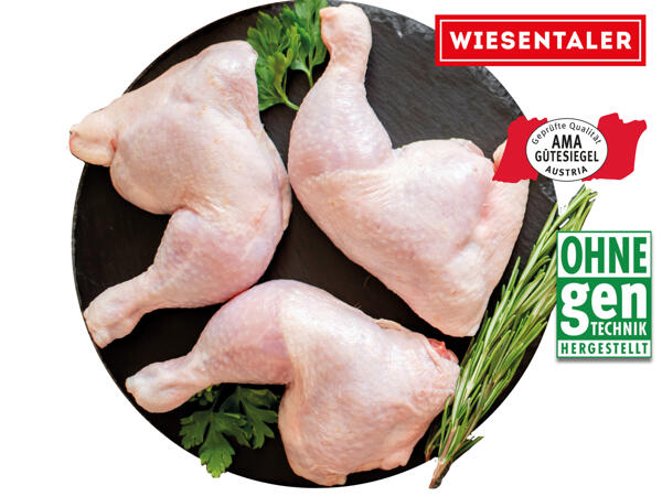 Frische Hendlkeulen