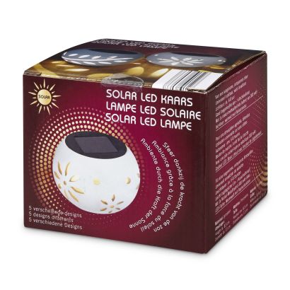 Bougie LED solaire