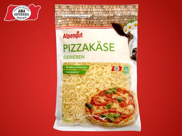 Pizzakäse gerieben