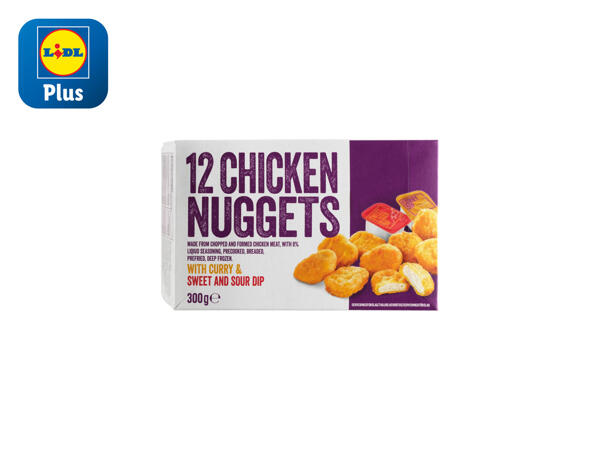 Kycklingnuggets med dippsås