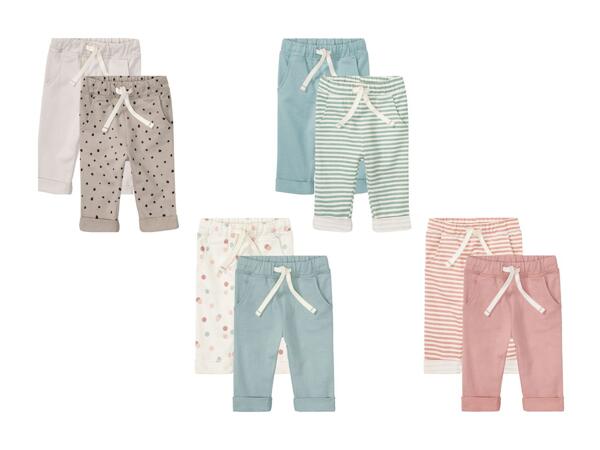 Pantalons de jogging pour bébé, set de 2