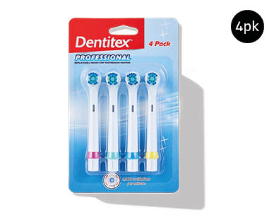 Replacement Toothbrush Heads 4pk