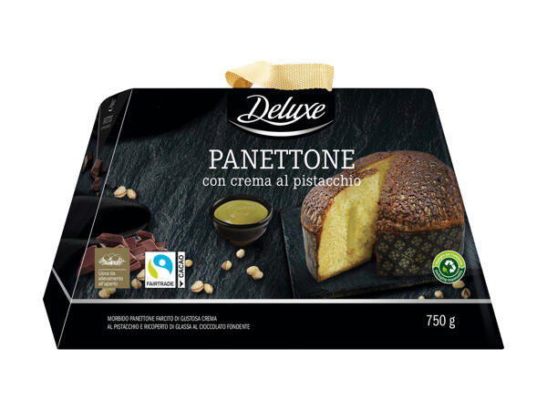 Panettone with Pistachio Cream