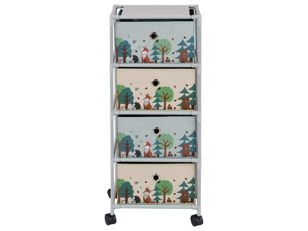 Kids' Storage Unit with Wheels