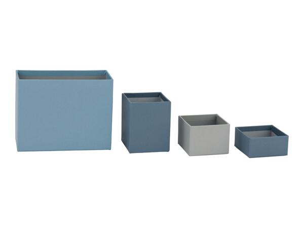 Crelando Blue Pen Holder Set - Set of 4