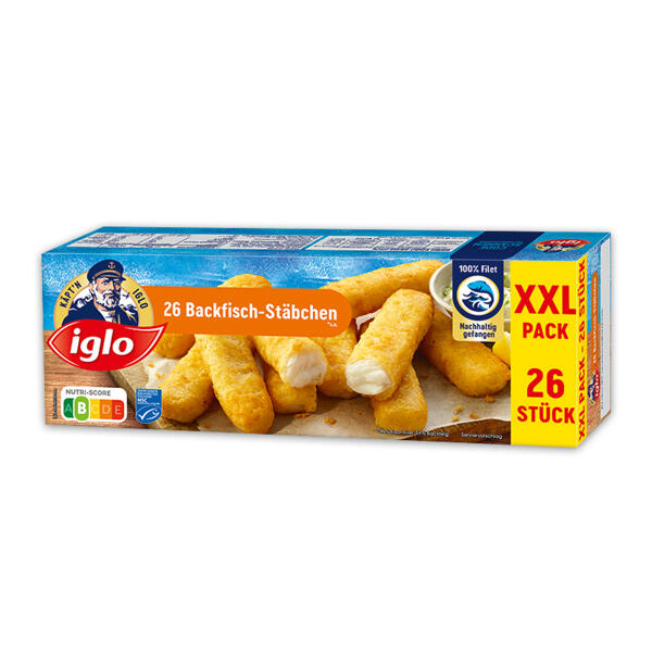 Backfisch-Stäbchen / Filegro XXL