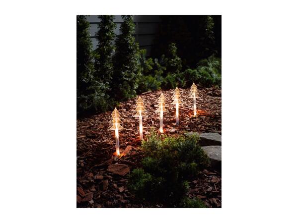 Livarno Home LED Tree Stake Lights - 5 Pack