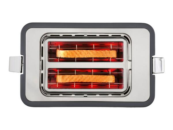 Silvercrest Grey 2-Slice Toaster