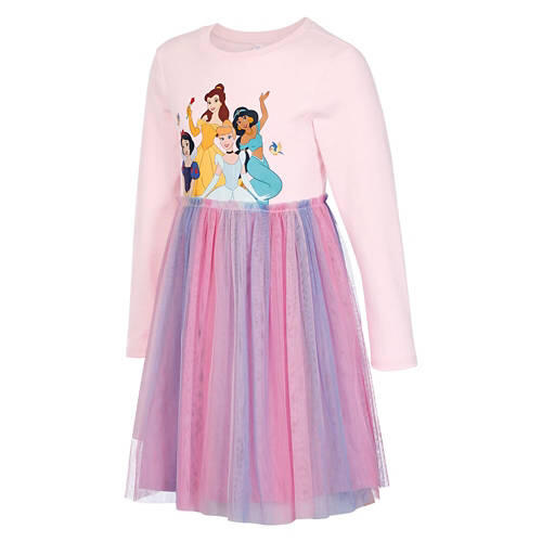 Children's Princess Character Long Sleeve Tulle Dress, XS