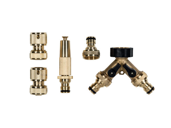 BRASS HOSE CONNECTOR SYSTEM/ BRASS 2-WAY HOSE SPLITTER