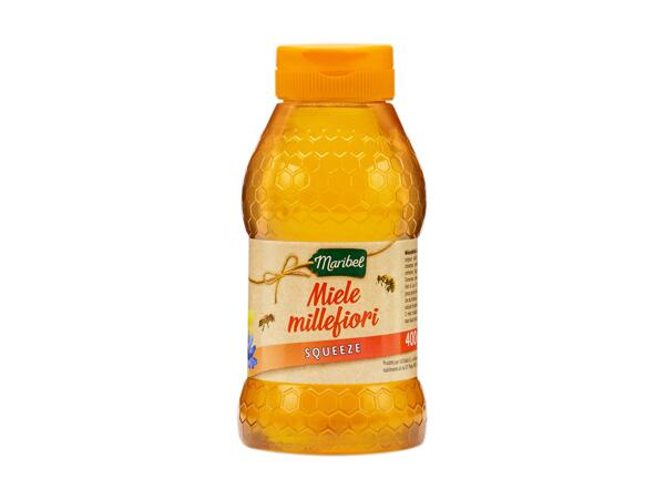 Pure clear honey squeeze