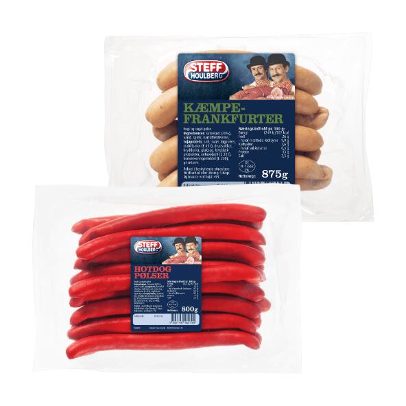 Hotdogpølser eller Kæmpefrankfurter