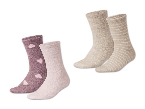 Damen Kuschelsocken, 2 Paar