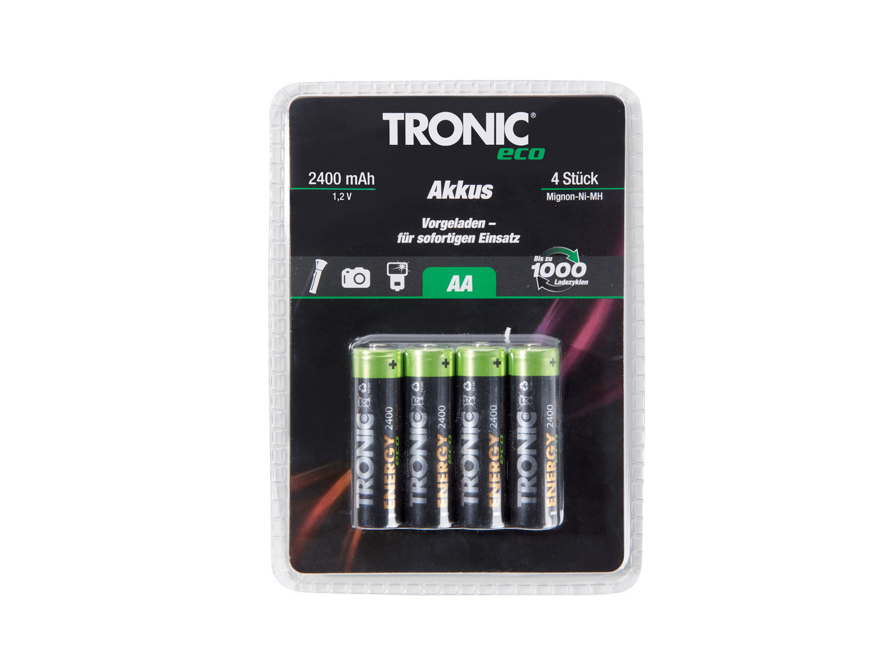 TRONIC(R) Genopladelige batterier