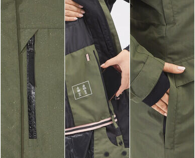 Women's Snowboard Jacket - Khaki