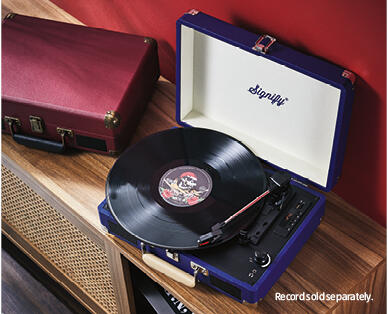 Retro Turntable Briefcase