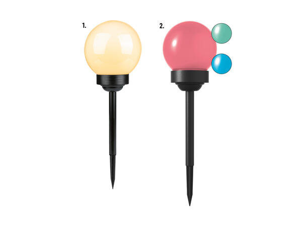 Boule lumineuse solaire à LED