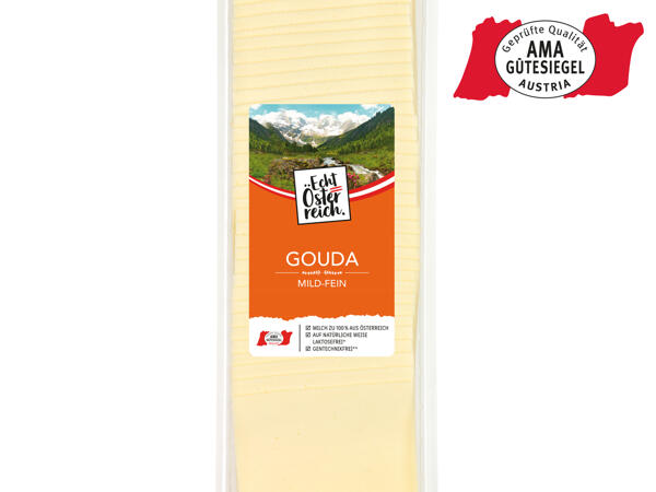 Gouda in Scheiben