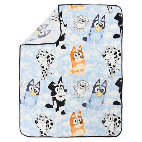 40" x 50" Pillow Buddy & Throw - Bluey