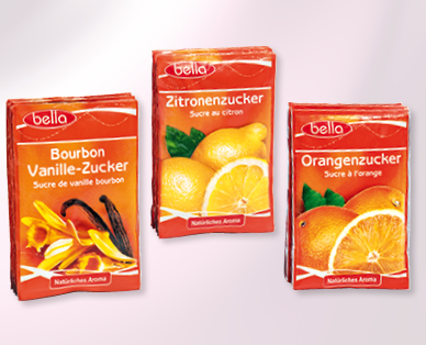 BELLA Bourbon Vanille-/Zitronen-/Orangenzucker