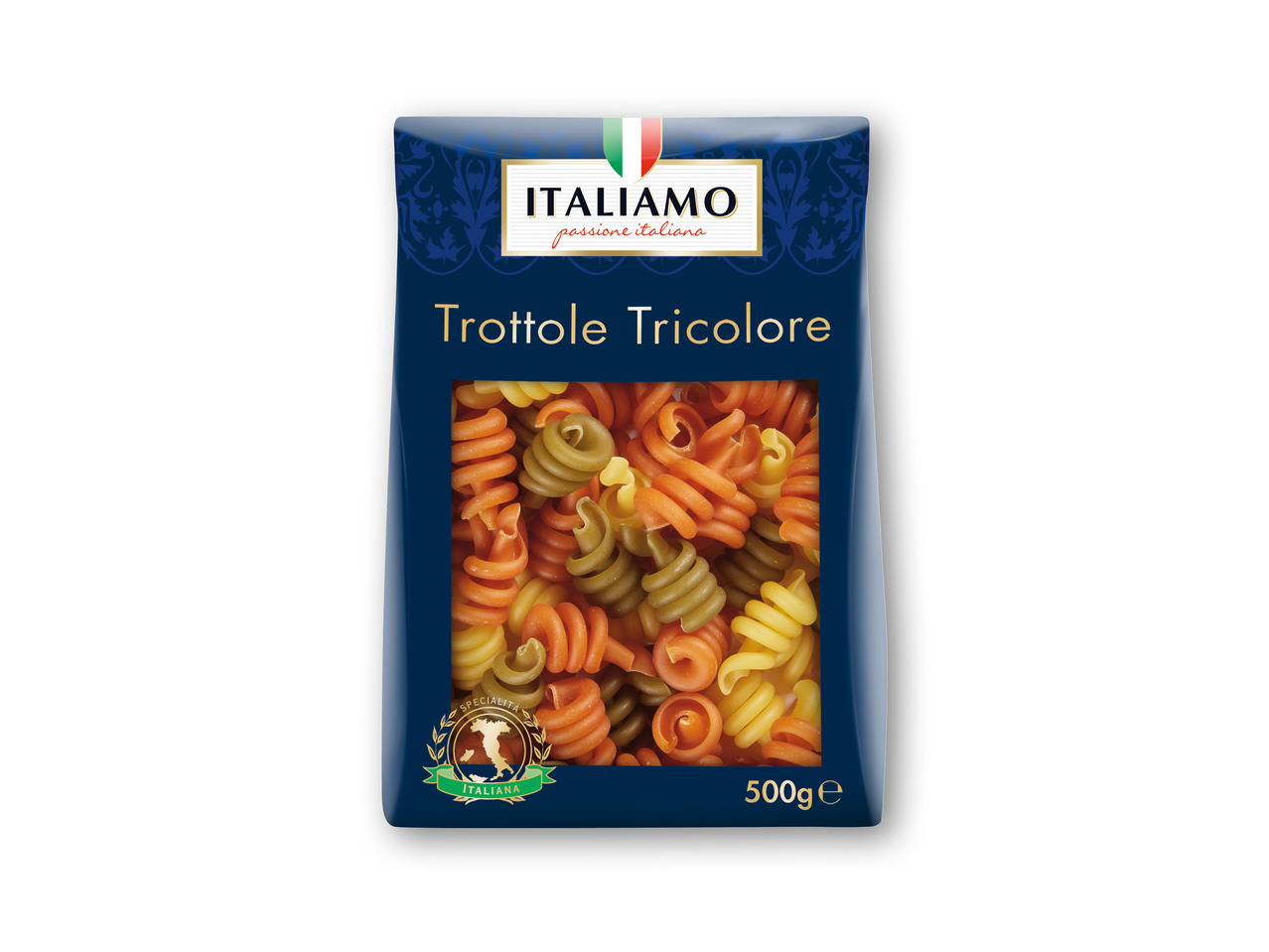 Trottole Tricolore eller Spaghetti Tricolore