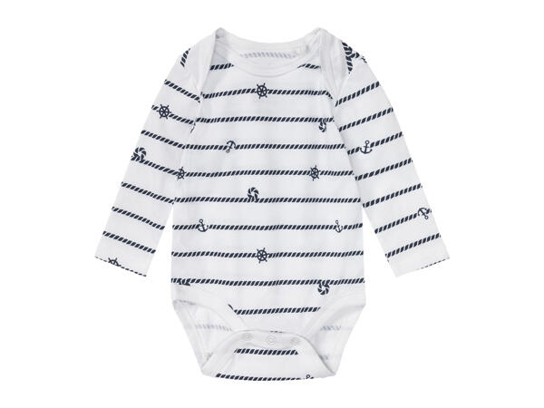 Lupilu Baby Long-Sleeve Bodysuits - Pack of 3