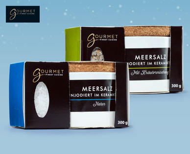 GOURMET Meersalz im Keramiktopf unjodiert