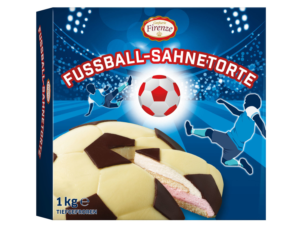 CONFISERIE FIRENZE Fussball Sahnetorte