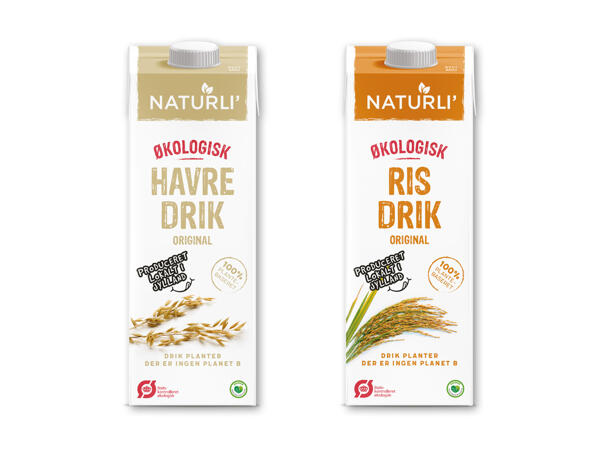 Økologisk Naturli' drik