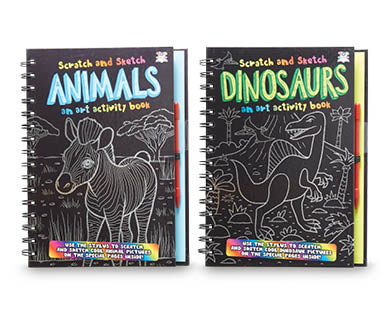 Scratch and Sketch Books